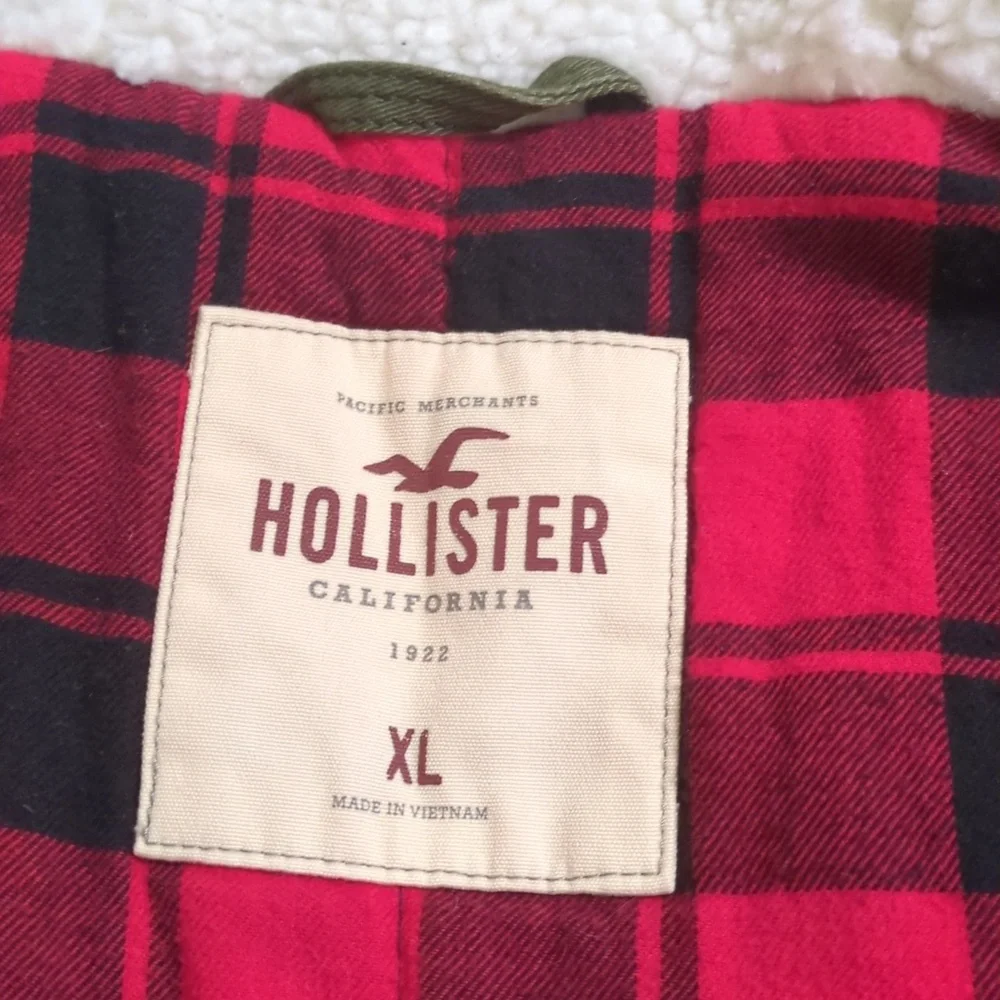 Hollister Flannel-Lined Anorak Jacket - Picture 10 of 15